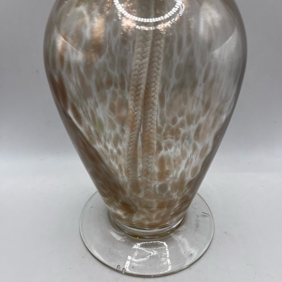 La-Tee-Da! Diffuser Glass Art Gold Effusion Fragrance Oil Lamp - Picture 4 of 10